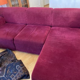 Sofa mit Schlaffunktion zu verschenken