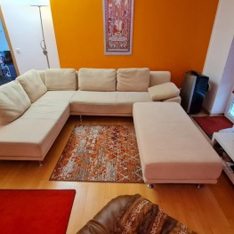 Couch zu verschenken  (L-Form mit Seitenteil) 1