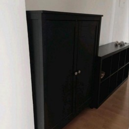 IKEA schwarzer Schrank