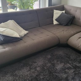 Große Wohnlandschaft / Couch U Form abzugeben  1