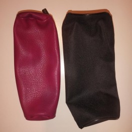 Federmäppchen Bordeaux/rosa und schwarz  1