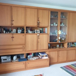 Schrankwand Wohnzimmer Columbia Teak 70er Jahre 1