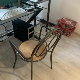 Schreibtisch mit Computertisch 1