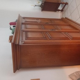 Wohnzimmerschrank Echtholz zu verschenken  1